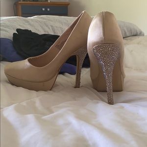 Steve Madden Jeweled stiletto heel pumps